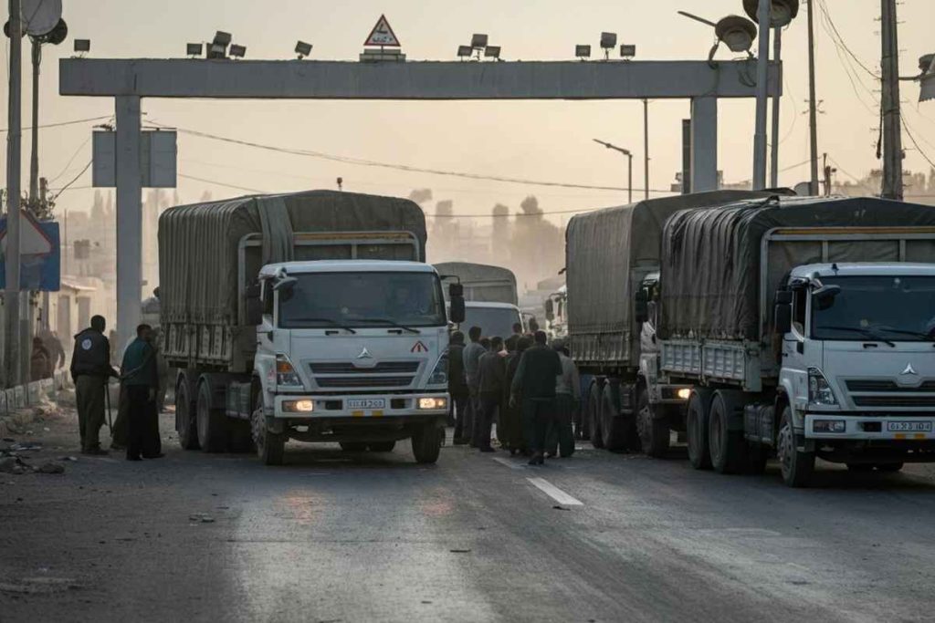 Israele accusa l'Onu: oltre 400 camion bloccati a Kerem Shalom