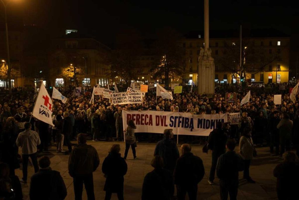 Belgrado in fermento: proteste notturne e strade bloccate