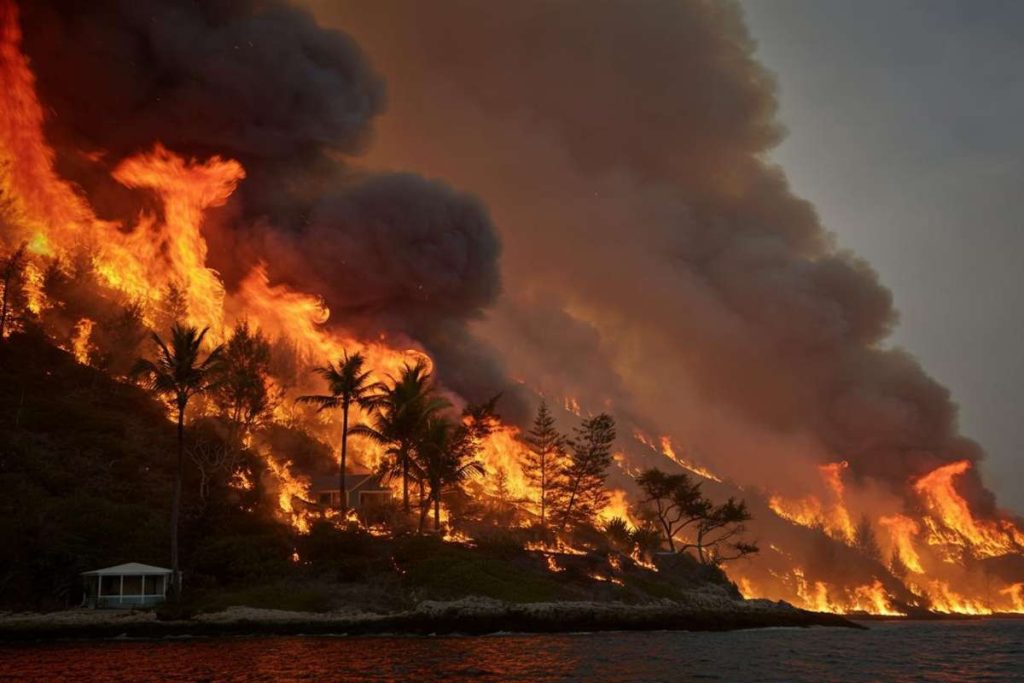 Chios in fiamme: la lotta contro gli incendi che devasta l'isola greca