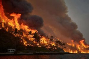 Chios in fiamme: la lotta contro gli incendi che devasta l'isola greca