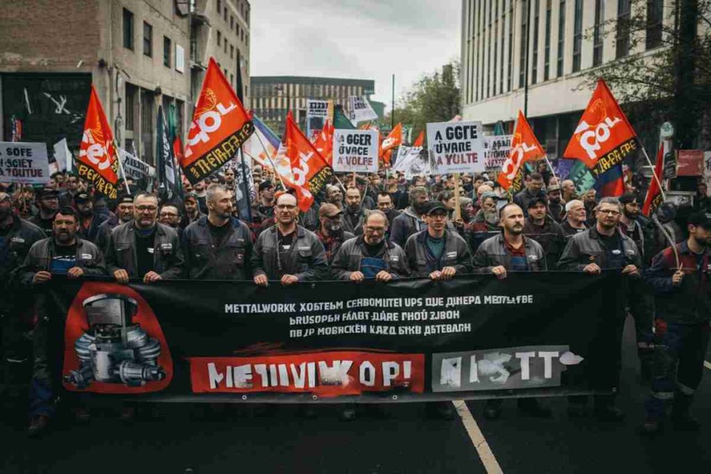 Cinquemila metalmeccanici in piazza: la protesta che scuote Napoli