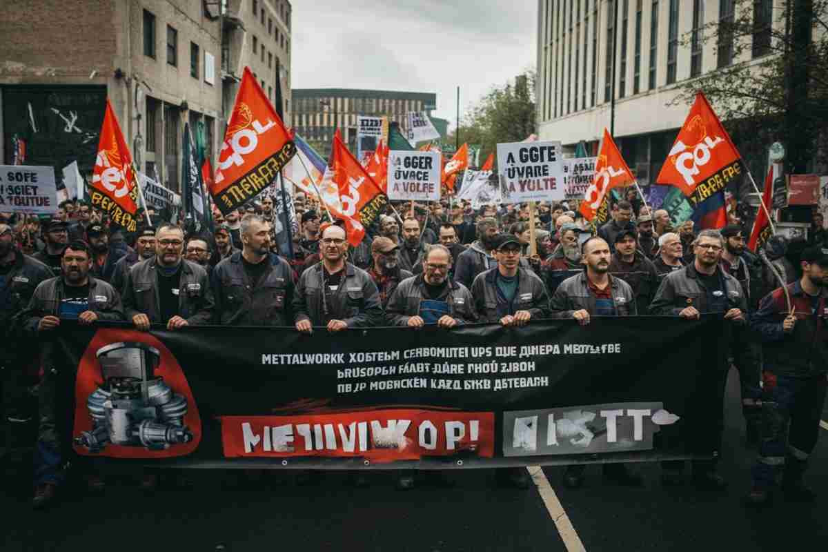 Cinquemila metalmeccanici in piazza: la protesta che scuote Napoli