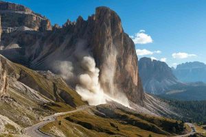 Crollo a cima Marcora: il drammatico boato e la nube di polvere che ha sorpreso le Dolomiti