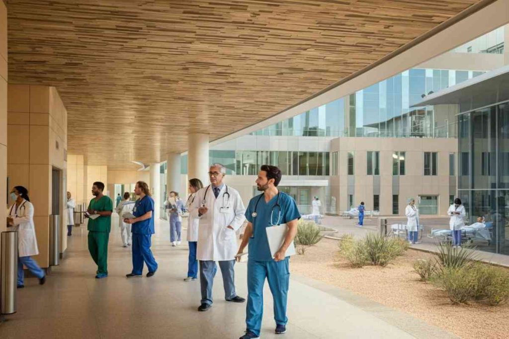 Herzog visita l'ospedale che unisce israeliani e palestinesi nella cura della salute