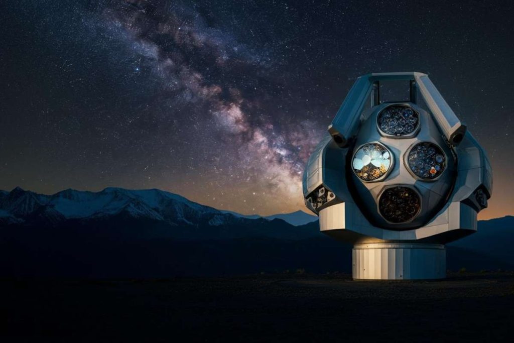 Il telescopio Flyeye inizia la sua missione: alla ricerca di asteroidi nel cielo