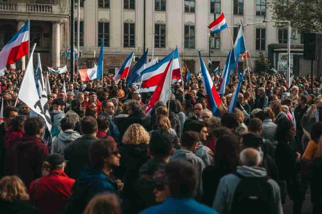 Mescolare le bandiere: un gesto di unità per una causa giusta
