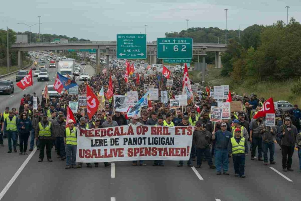 Metalmeccanici bloccano la tangenziale di Bologna: la protesta che sfida il governo di Meloni