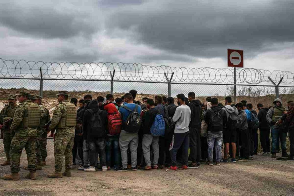 Primi arresti di migranti al confine Messico: l'intervento dell'esercito Usa