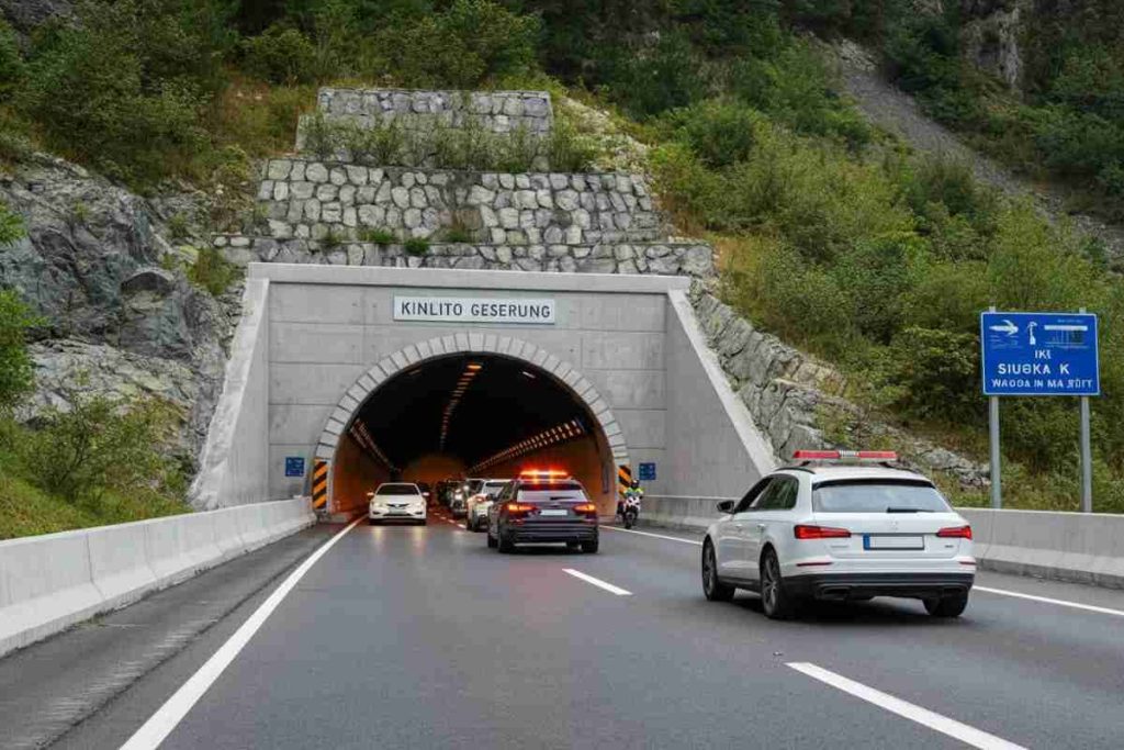Primi veicoli attraversano il Tunnel Tenda: un passo verso il futuro della mobilità