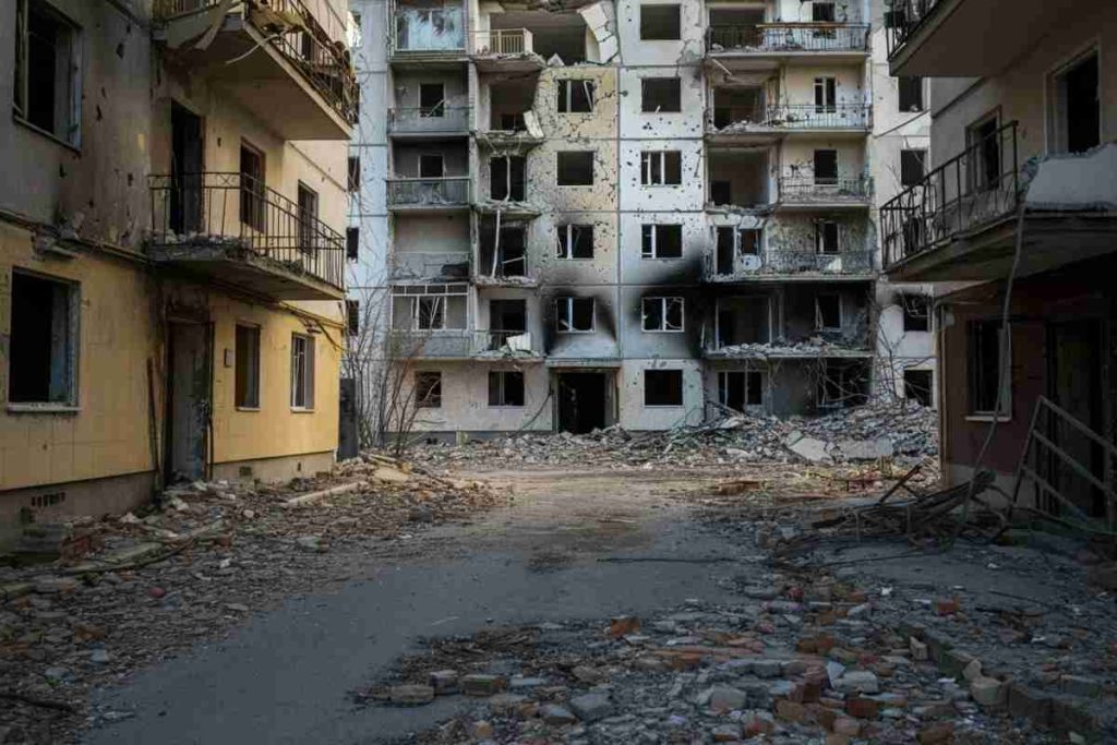 Raid russi nel Donetsk: tre morti e due feriti in un attacco devastante