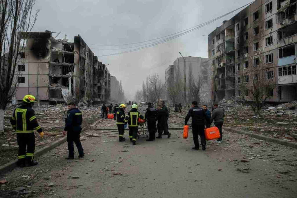 Tragedia a Kiev: 14 vittime negli attacchi russi