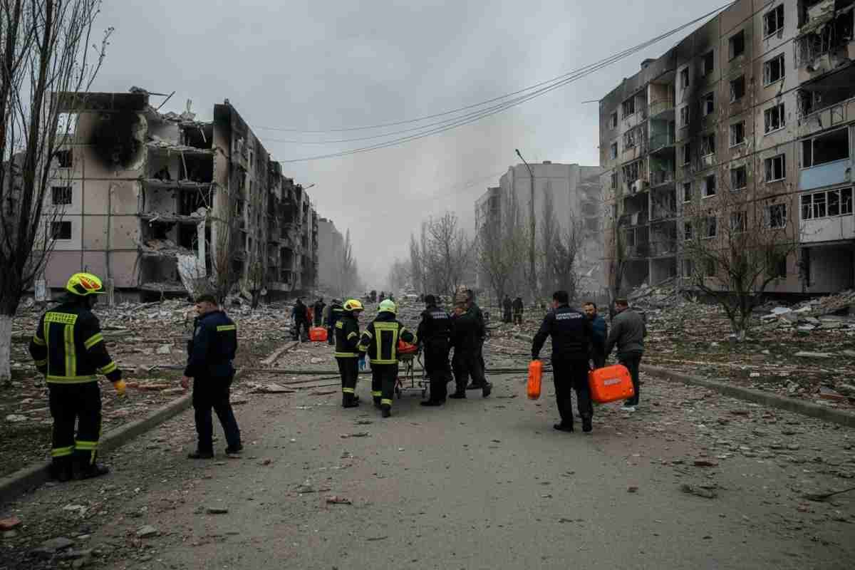 Tragedia a Kiev: 14 vittime negli attacchi russi