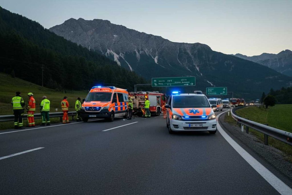 Tragedia in autostrada: un morto e 5 feriti, coinvolti anche 3 bambini
