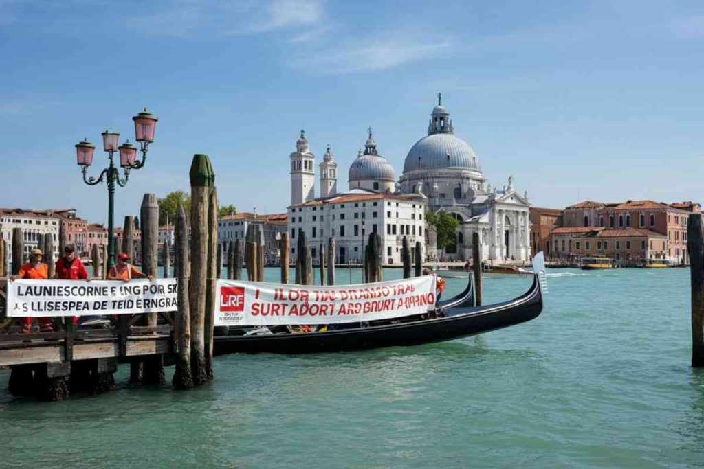 Venezia paralizzata: il 70% dei vaporetti fermi per lo sciopero