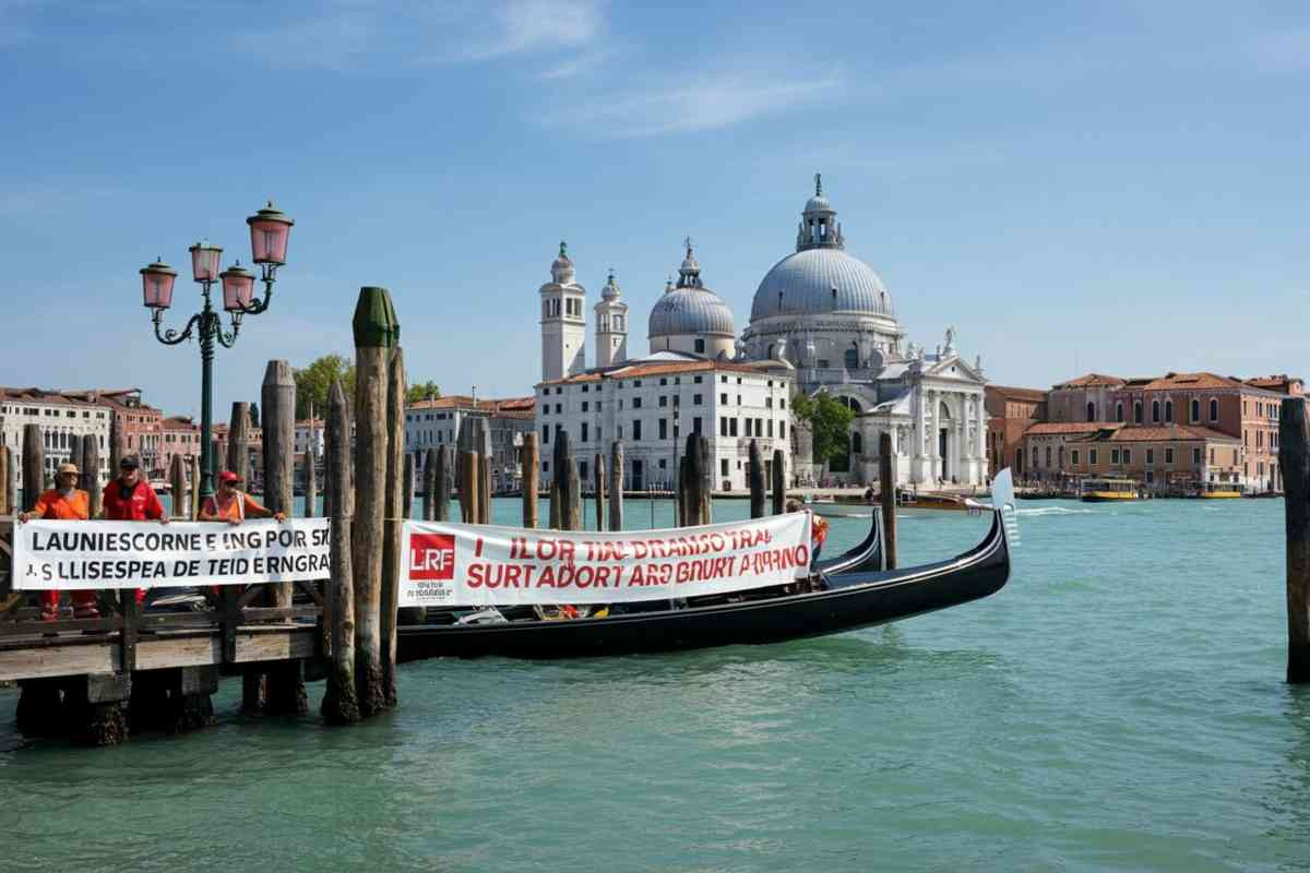Venezia paralizzata: il 70% dei vaporetti fermi per lo sciopero