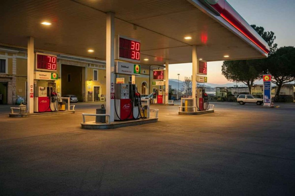 Benzina in calo: il prezzo al self-service scende a 1,738 euro al litro