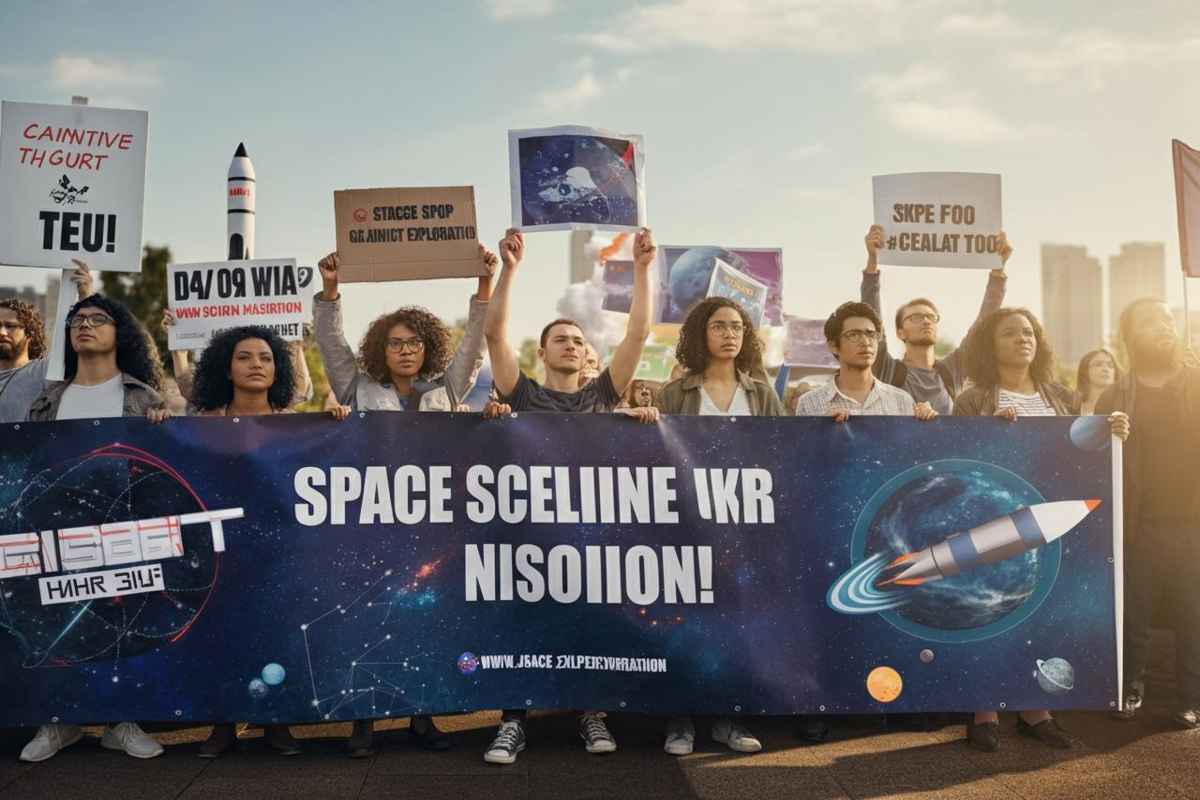 Dipendenti NASA scendono in piazza per la Giornata della Luna