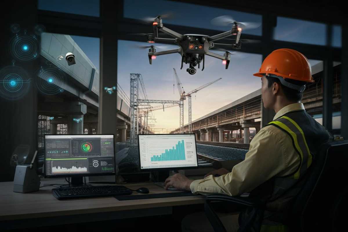 Droni Saipem in azione: la sorveglianza innovativa del cantiere Av Brescia-Verona