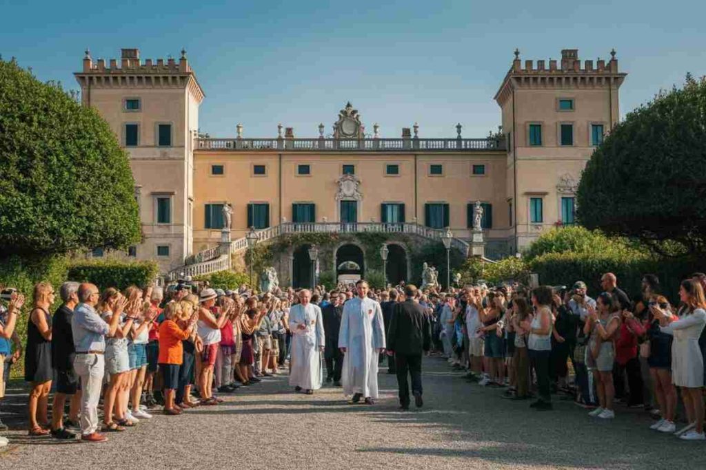 Il Papa sbarca a Castel Gandolfo: un momento di riflessione e spiritualità