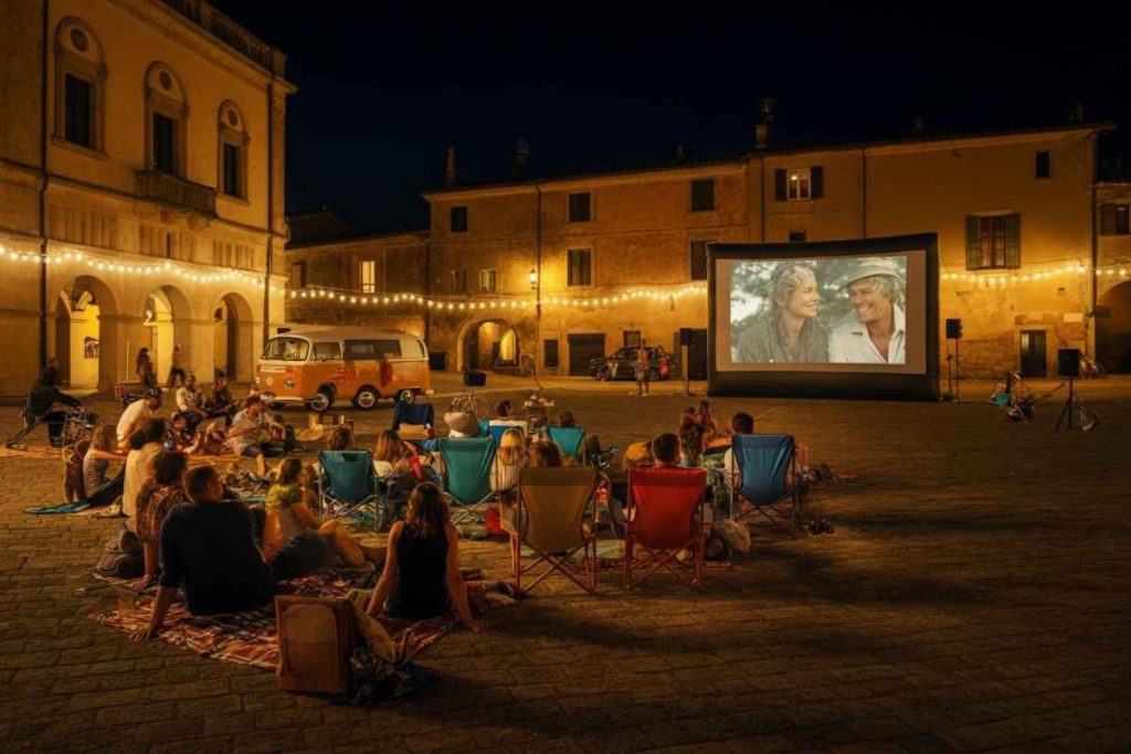 Il furgoncino del cinema riaccende la magia del grande schermo nei quartieri di Firenze