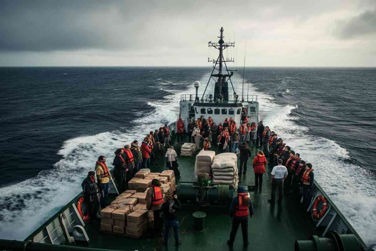 Italiano a bordo della Freedom Flotilla: la missione verso Gaza