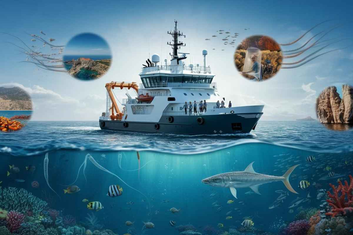 La nave Gaia Blu esplora l'impatto del cambiamento climatico nel Mediterraneo