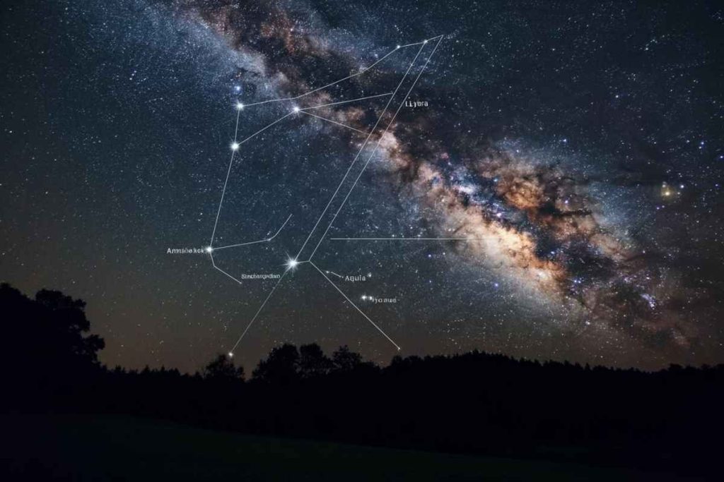 Le stelle di luglio tracciano il magico triangolo estivo nel cielo