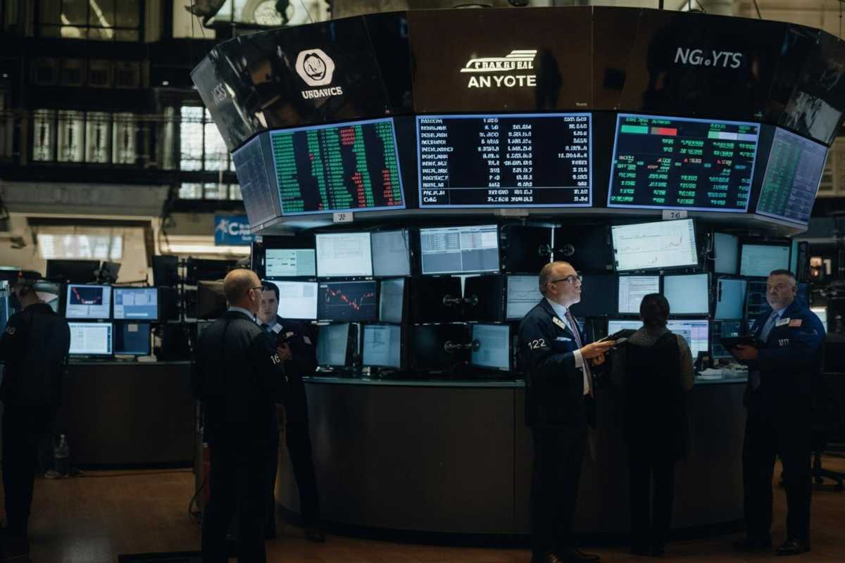 Milano in rosso: la Borsa segna un avvio in calo dell'1%