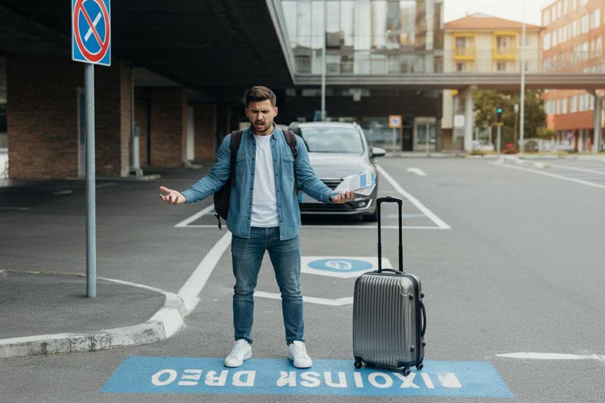 Parcheggio gratuito trasformato in trappola: 37enne multato mentre è in vacanza