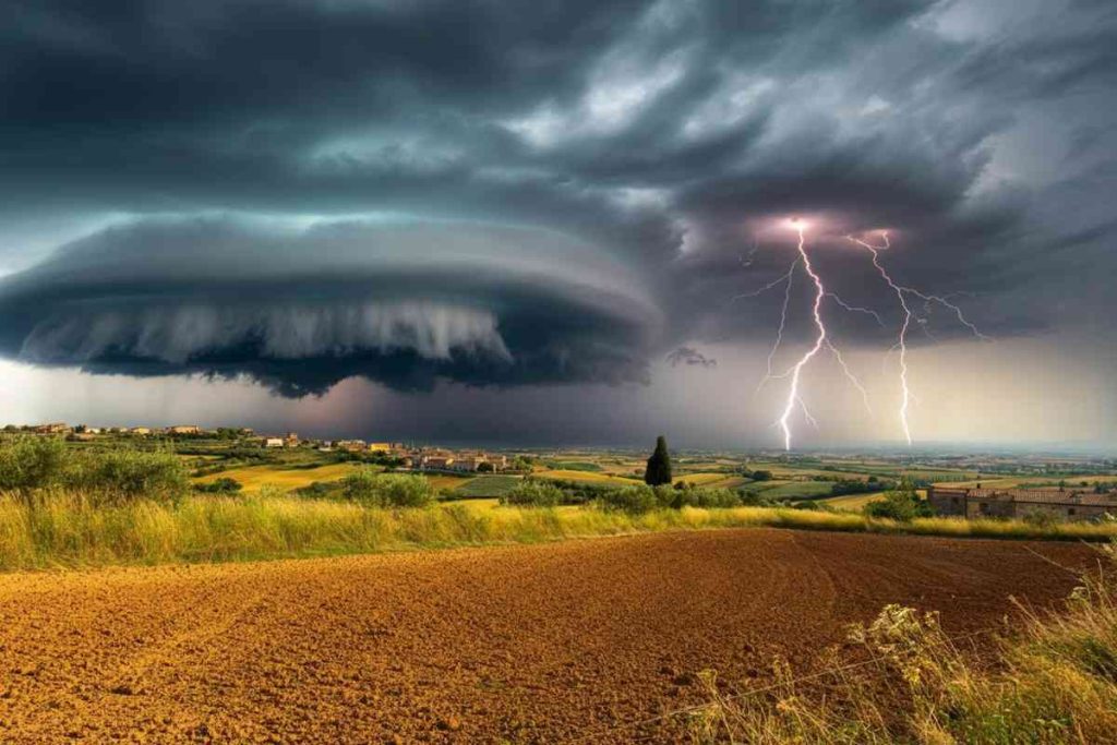 Tempeste in arrivo: grandinate e fulmini minacciano nove regioni mentre le temperature scendono