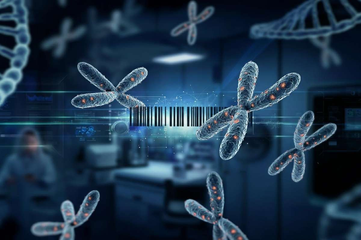Un codice a barre che svela i segreti dei cromosomi