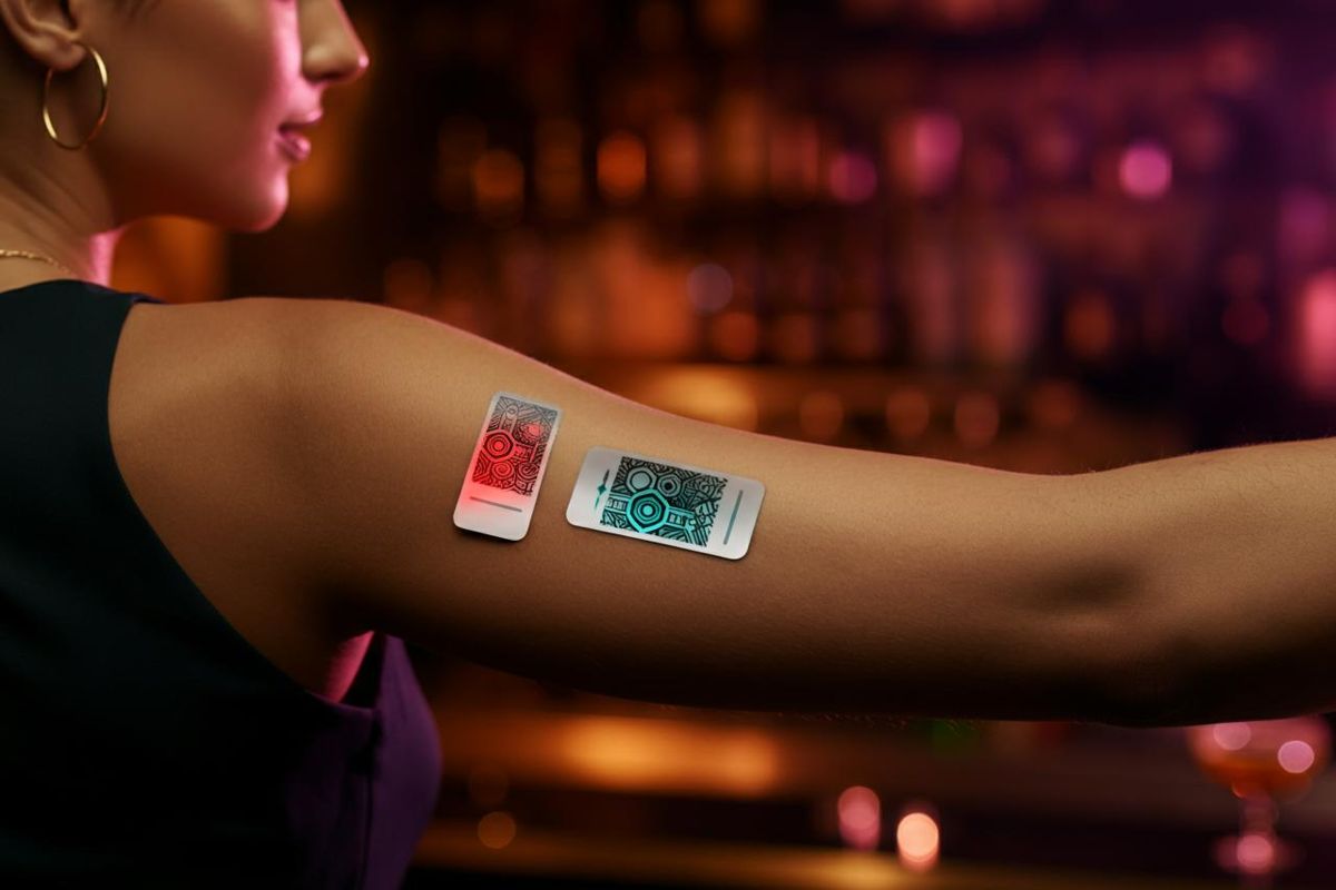 Un tatuaggio temporaneo che svela le droghe nel tuo drink
