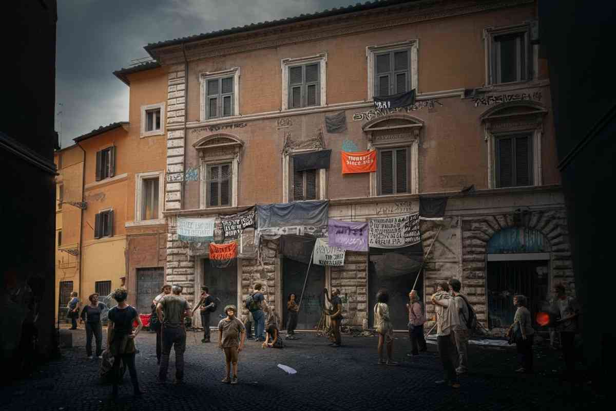 CasaPound annuncia battaglia per difendere il palazzo di via Napoleone III