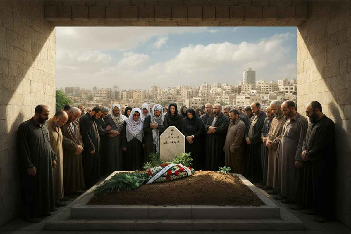 Funerali emozionanti a Gaza per i cinque giornalisti di al Jazeera