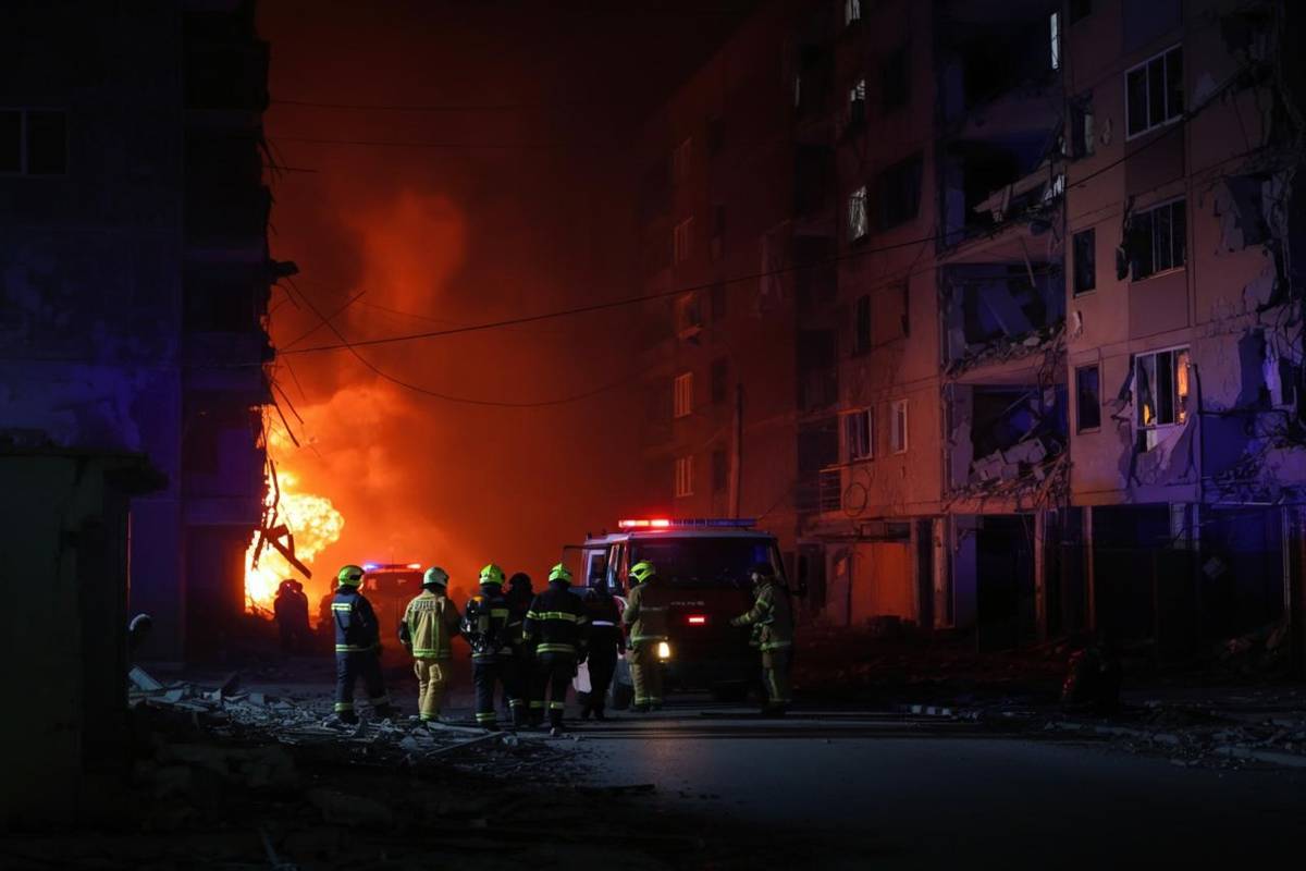 Kiev sotto attacco: esplosioni danneggiano edifici storici