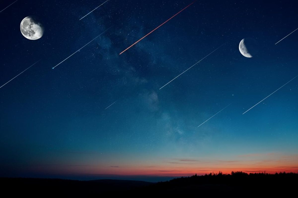 Le magiche stelle cadenti di agosto e le loro fasi lunari incantevoli