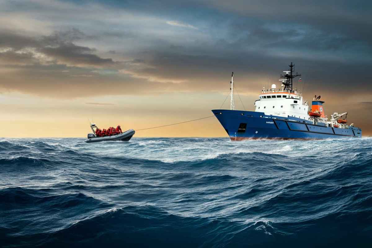Ocean Viking salva 47 vite: il racconto di un salvataggio sotto il fuoco della guardia costiera libica