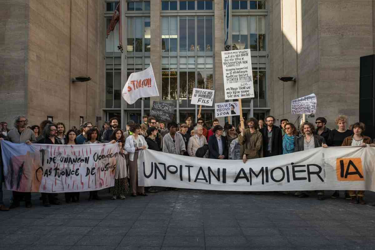 Riondino guida il corteo a Venezia per Gaza: un messaggio chiaro e deciso