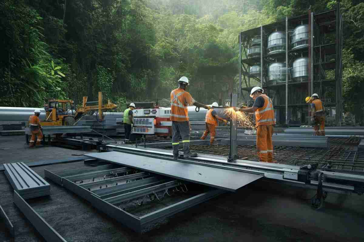Saipem avvia il progetto Tangghu in Indonesia con il primo taglio della lamiera
