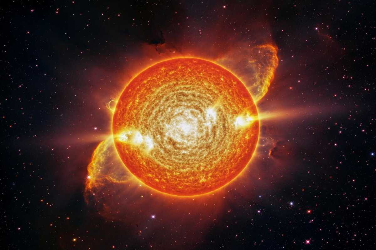 Scoperta straordinaria: la struttura di una stella morente svelata in un video esclusivo