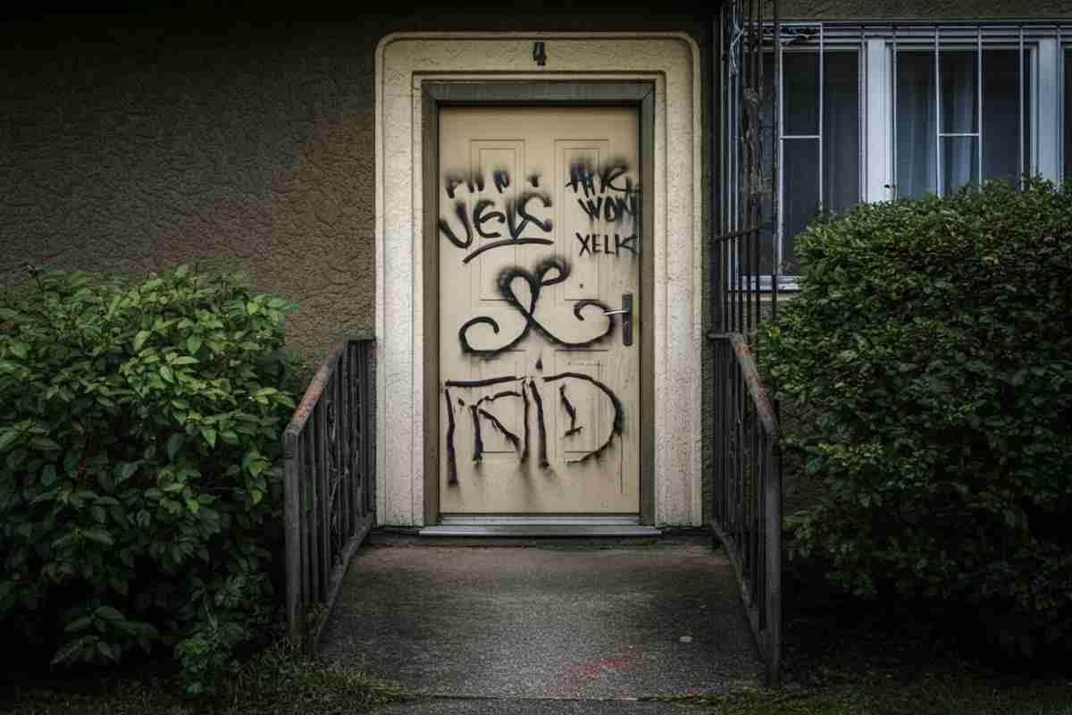 Scritte antisemite e svastiche: la paura di una famiglia ebrea a Milano