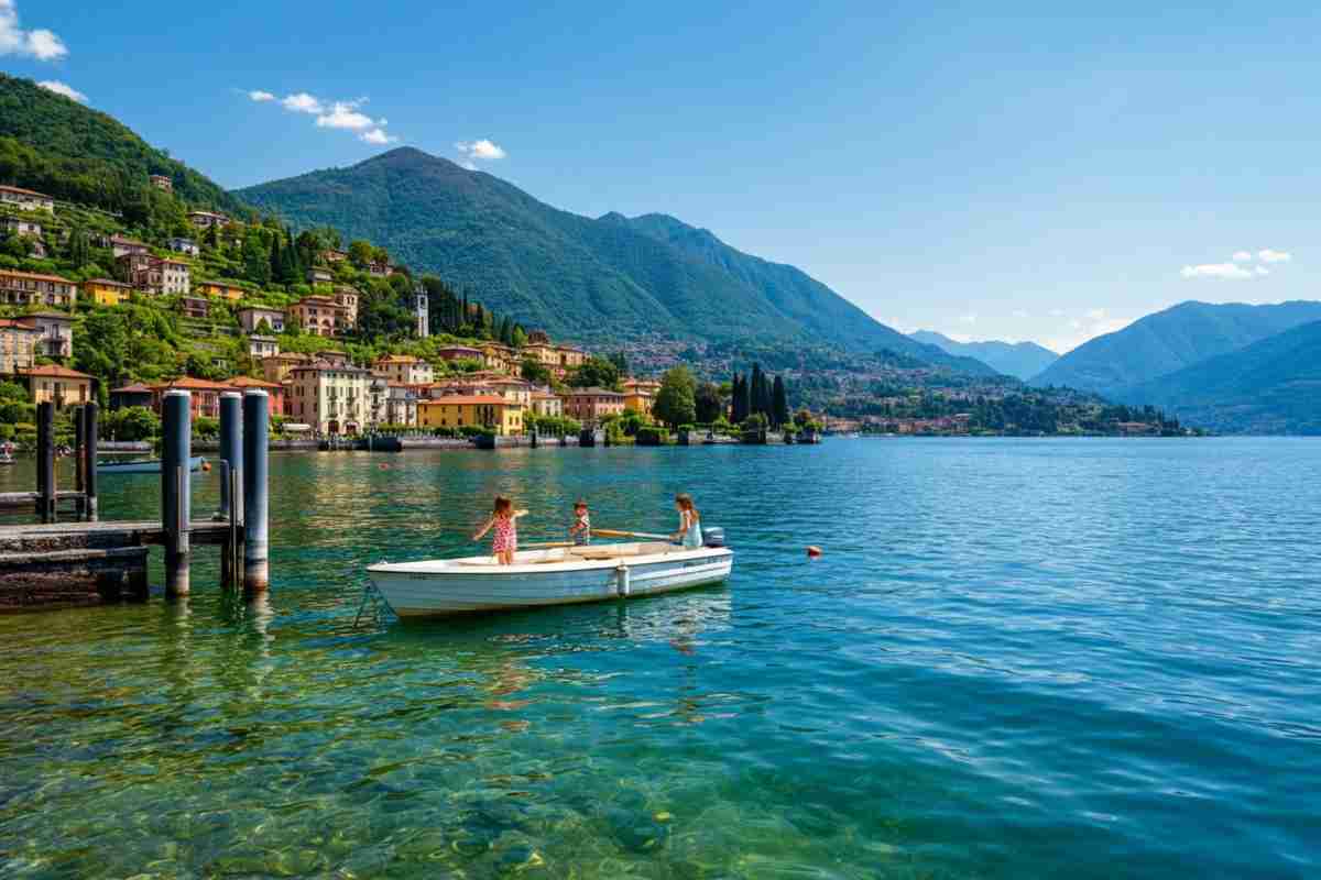 Tragedia al lago di Como: padre si tuffa per salvare i figli e scompare sotto le acque
