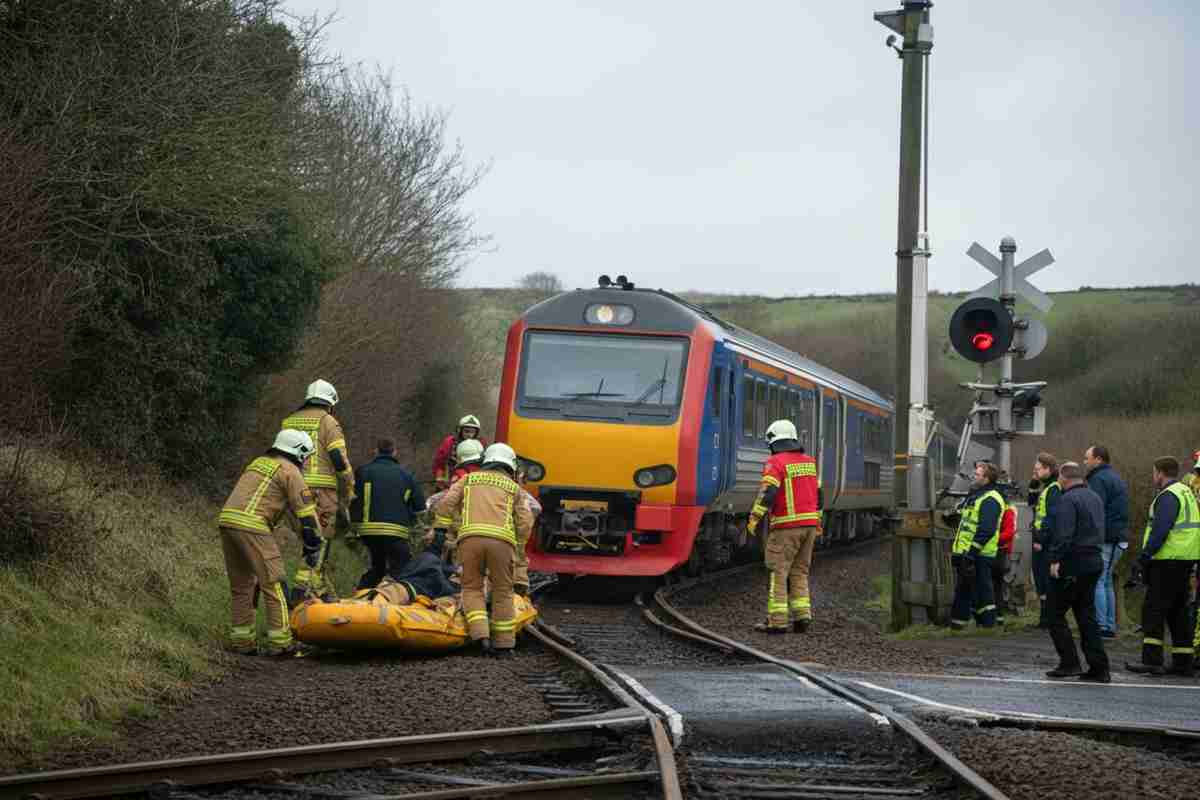 Tragedia in Danimarca: deragliamento del treno lascia due feriti gravi