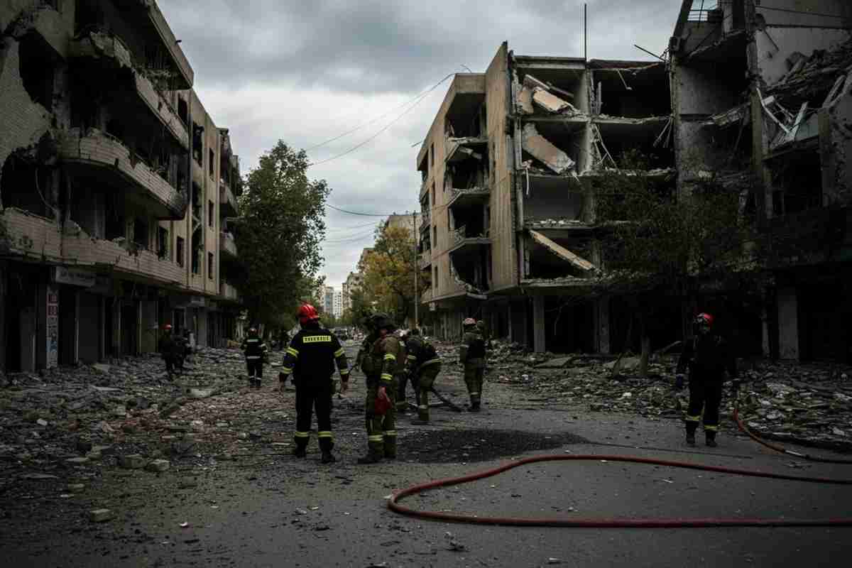 Attacco a Kiev: almeno 4 vittime nella capitale colpita