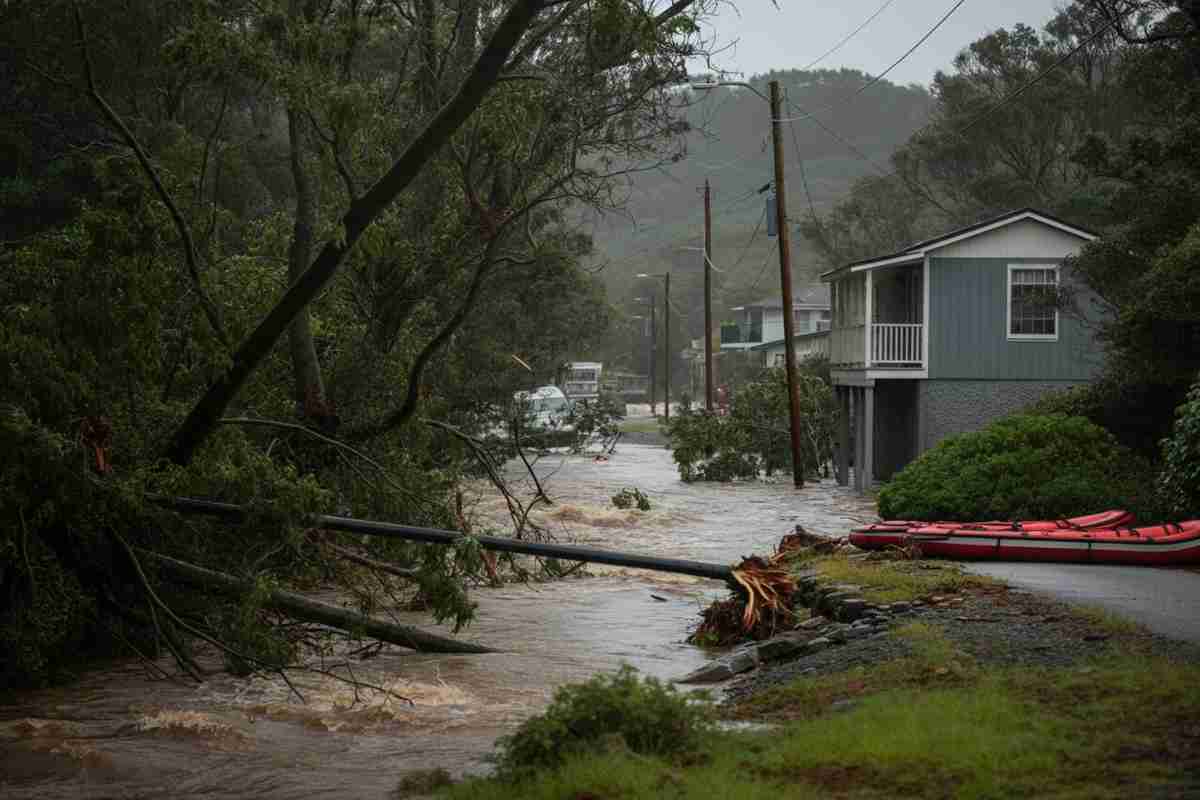 Elba sotto assedio: 50 mm di pioggia e fossi esondati