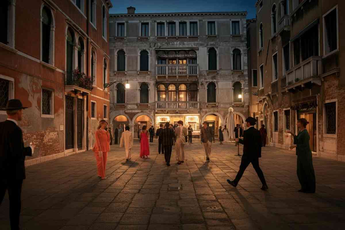 Finge di essere un giornalista di Vogue e si ritrova inseguito tra le calli di Venezia