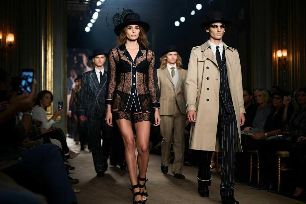 La sfilata di Dolce e Gabbana diventa un film da brivido