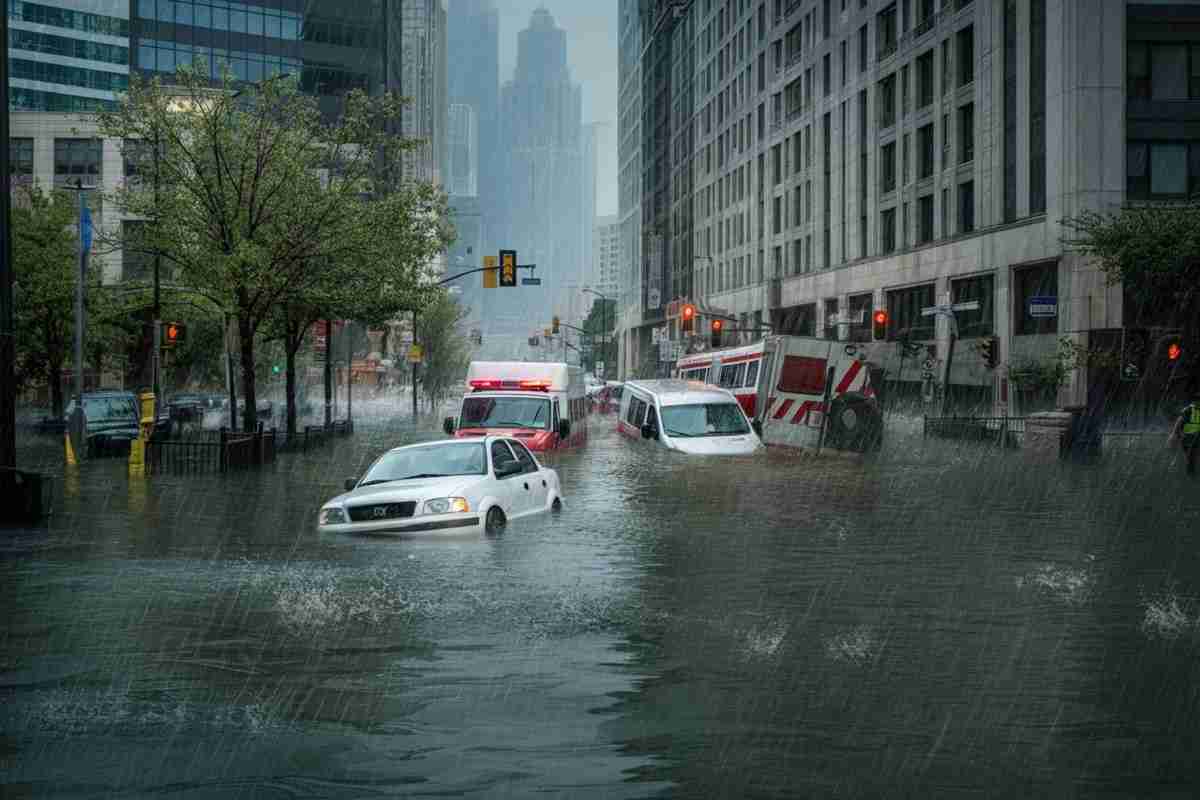 Milano in emergenza: fiumi in piena allagano strade e scuole evacuate