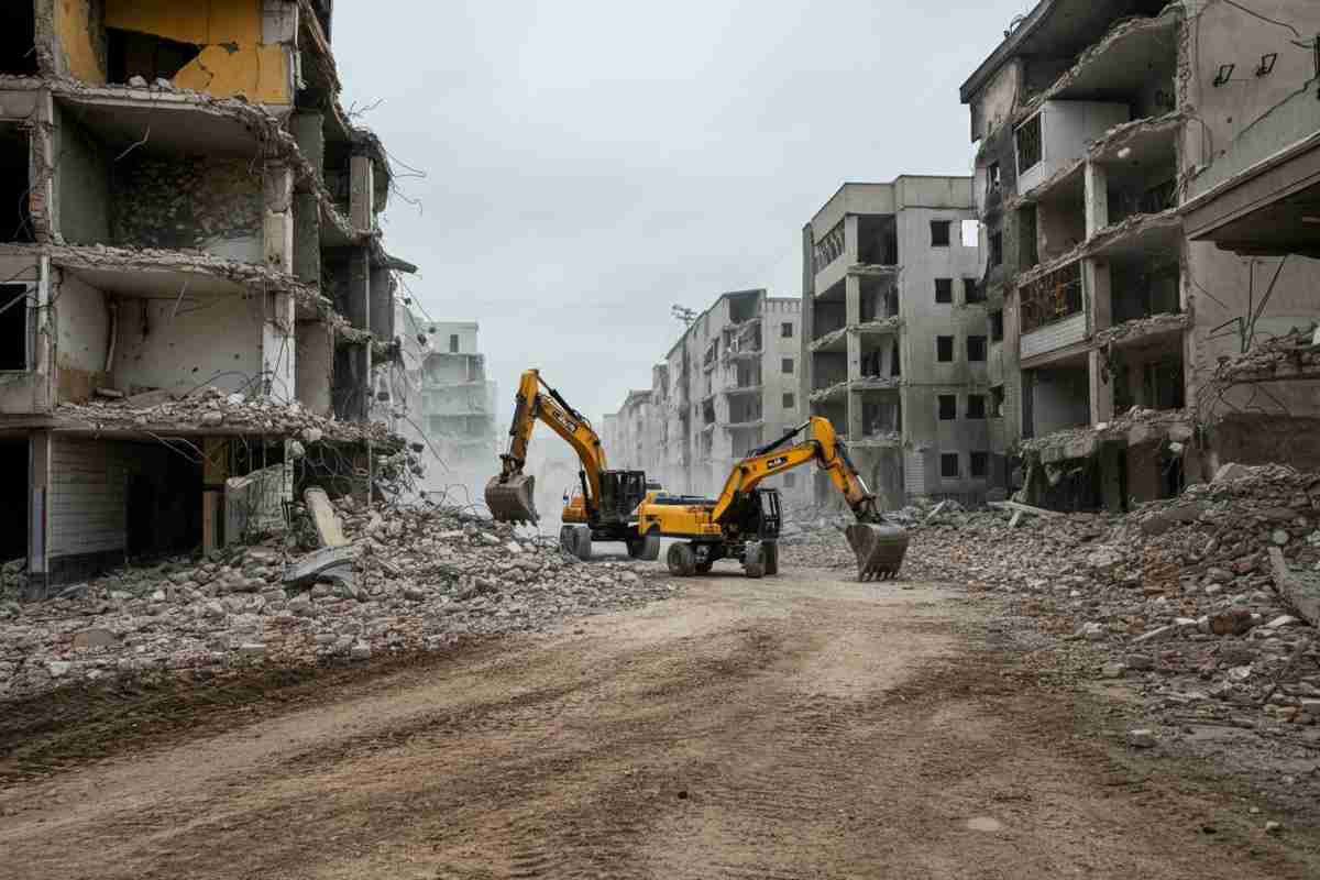 Oltre 1.800 edifici distrutti a Gaza City: il dramma sotto il fuoco israeliano