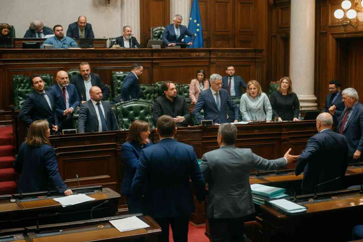 Proteste unite: Pd, Avs e M5s occupano emiciclo e banchi del governo